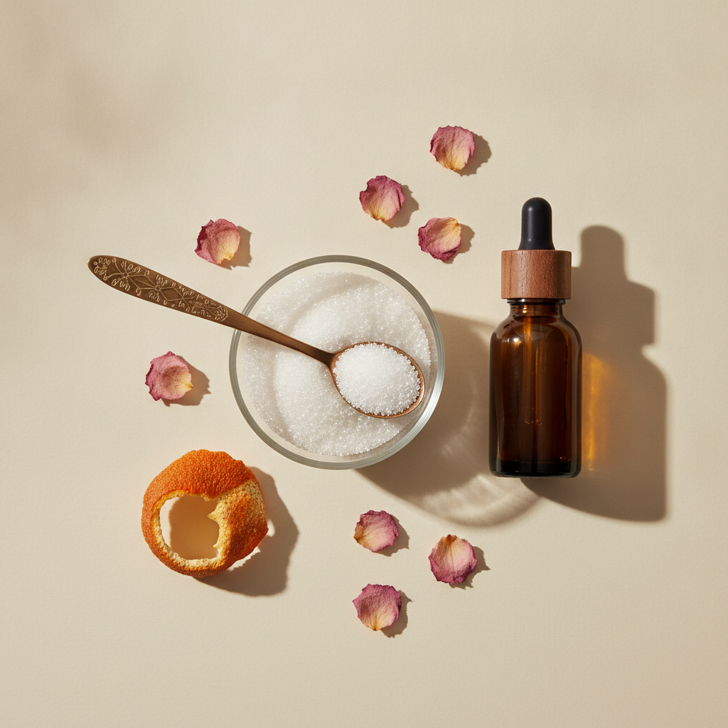 The Three-Ingredient Scented Sugar Scrub That Actually Leaves Scent Behind