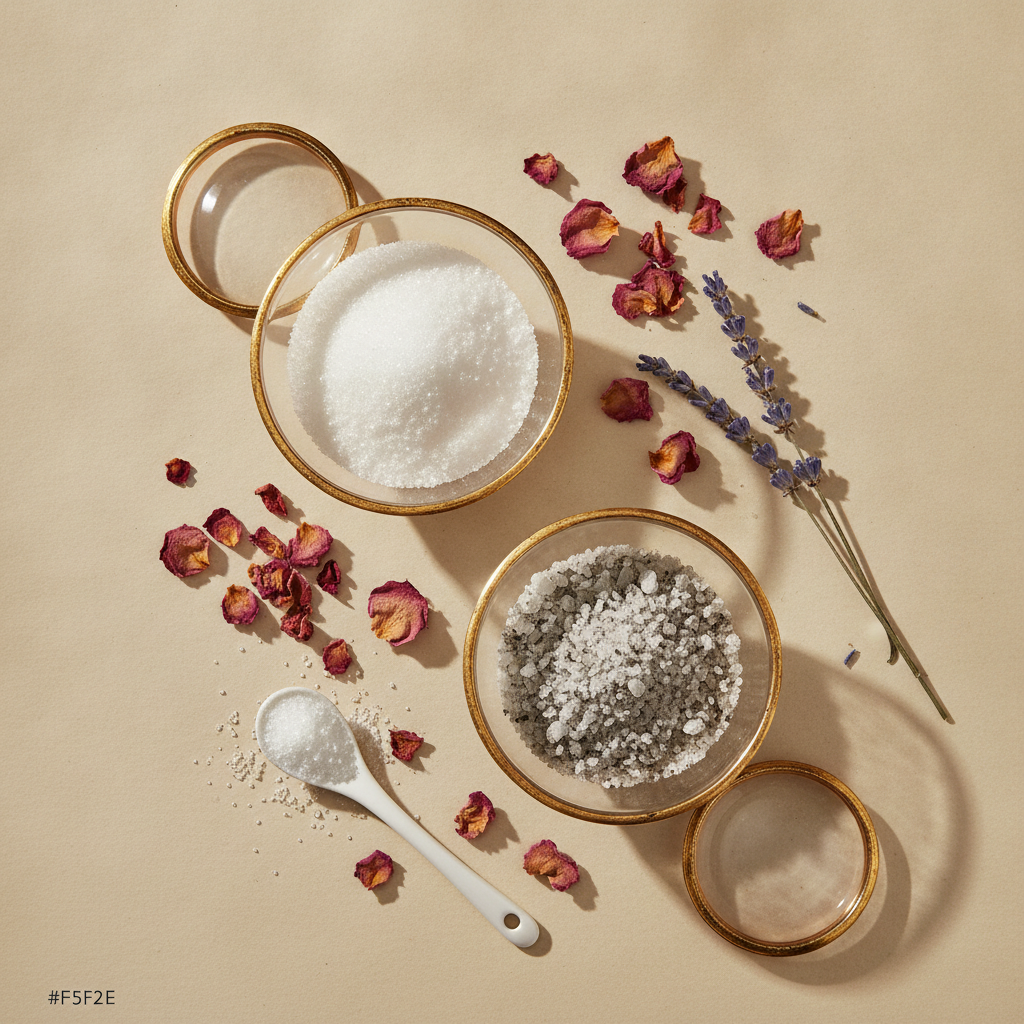 Sugar Scrub vs. Salt Scrub: Which One Suits Scented Skin?